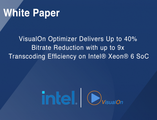 VisualOn Optimizer Delivers Up to 40% Bitrate Reduction with up to 9x Transcoding Efficiency on Intel® Xeon® 6 SoC