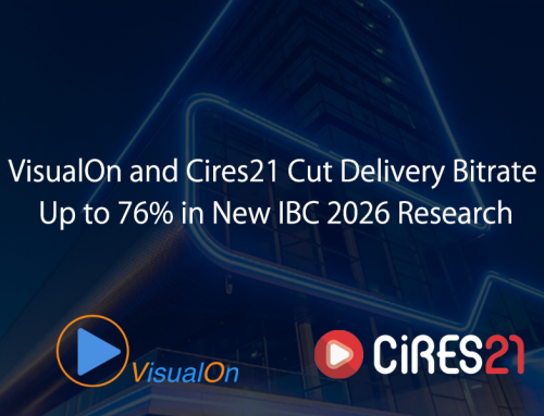 VisualOn and Cires21 Release Updated Research at IBC 2026 Showing Up to 76% Bitrate Savings and 29-Point VMAF Gains in Video Transcoding Pipelines